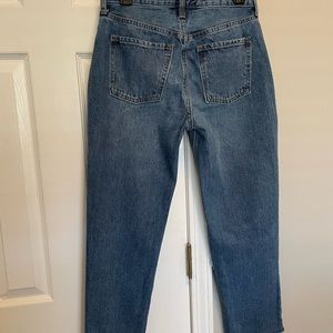 Old Navy slouchy straight distress jeans